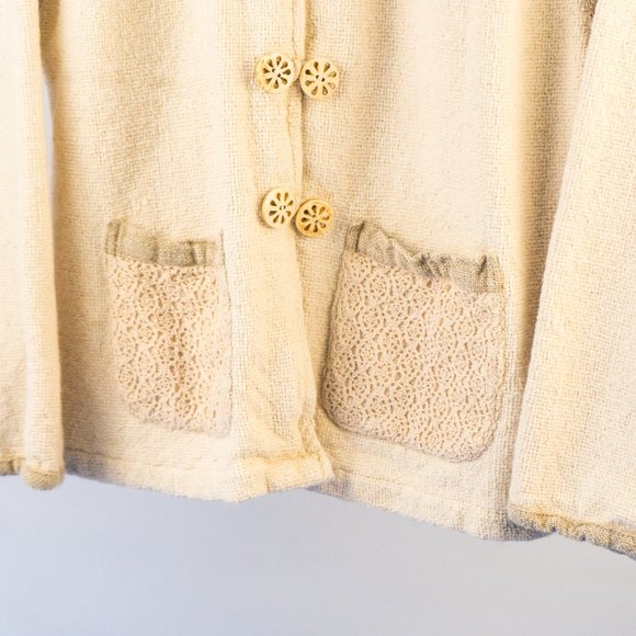 Vintage Victorian Knit Cardigan - Picture 4 of 4